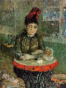 Vincent Van Gogh Agostina Segatori Sitting in the Cafe du Tamourin painting